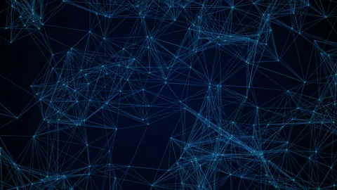 Future blue technology network background Vidéo 211107710