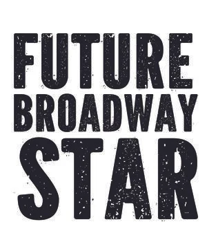 Future Broadway Star Stock Illustration