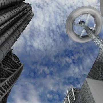 The Future Building Bundle 3D Model
