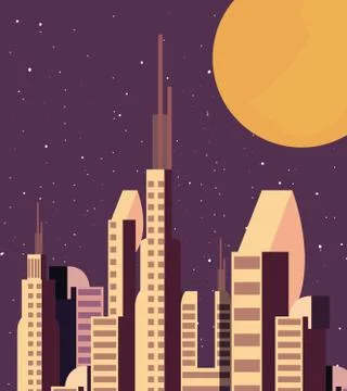 Future buildings architecture planet Ilustración de archivo