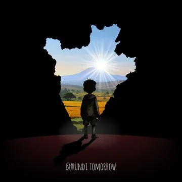 Future of Burundi Stock Illustration