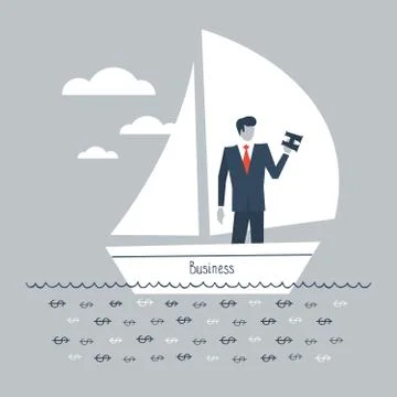 Future business vision Stock Illustration
