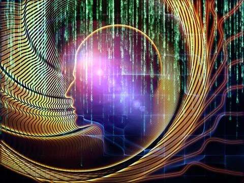 Future of Calculations 스톡 일러스트