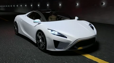 Future car Stock Footage 10889006