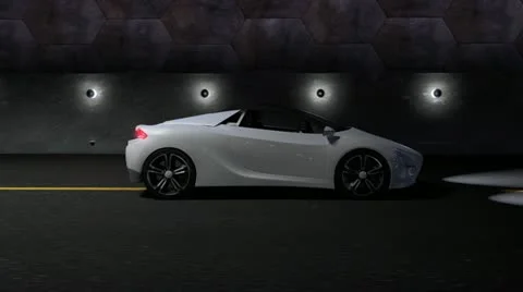 Future car Stock Footage 10941427