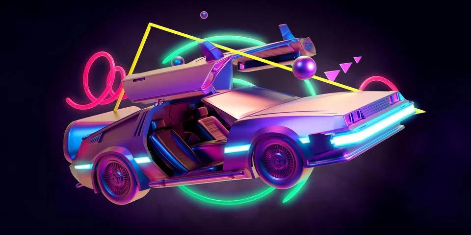 Future car Stock Illustration