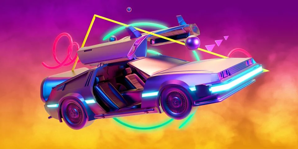 Future car Stock Illustration