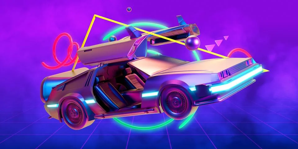 Future car Stock Illustration