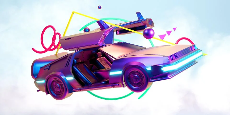 Future car Stock Illustration