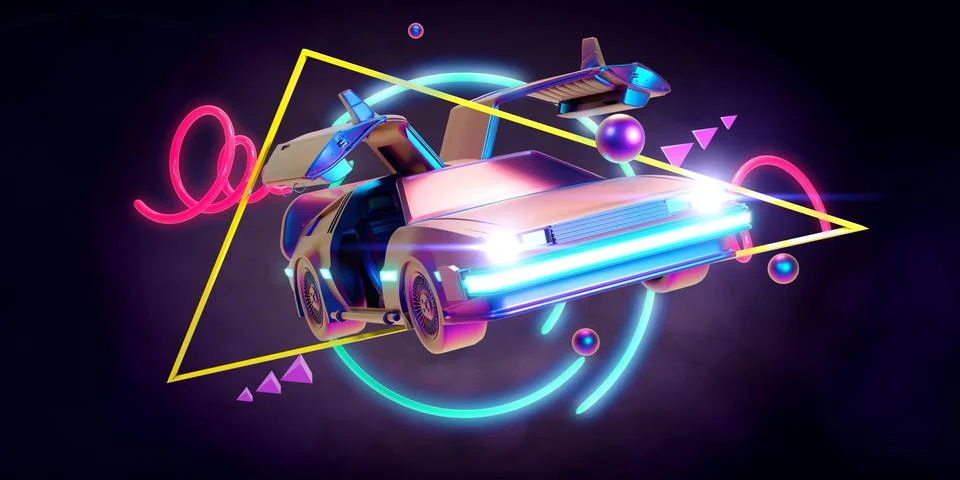 Future car Stock Illustration