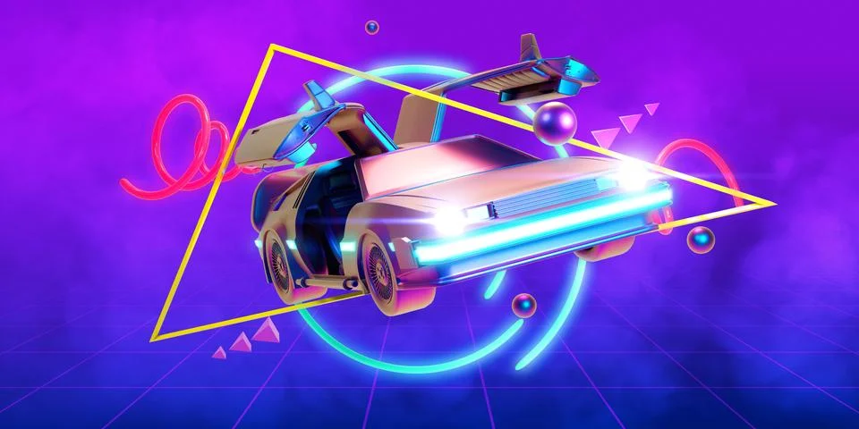 Future car Stock Illustration