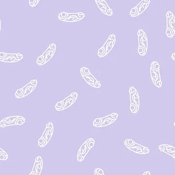 Future car self vehicle line seamless pattern Stock Illustration