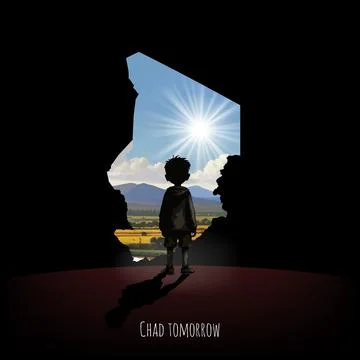 Future of Chad Stock Illustration