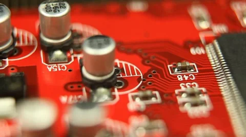 Future Chips Board Circuits Mother Board System Semiconductors New Transistors Stock Footage 8765574