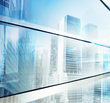 Future city background Illustrazione stock