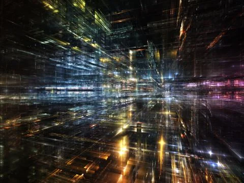 Future City Stock Illustration