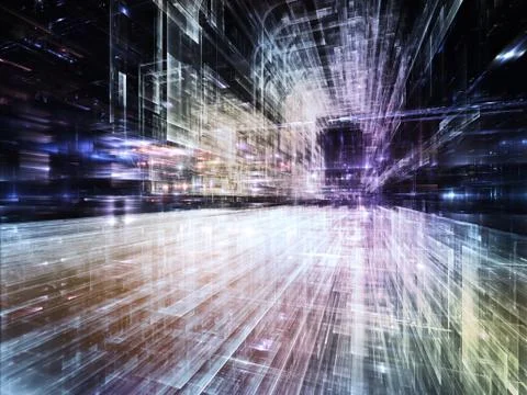 Future City Stock Illustration