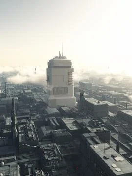 Future City Tower Stock Illustration