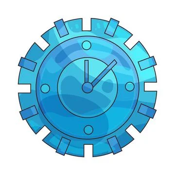 Future Clock illustration Stock Illustration