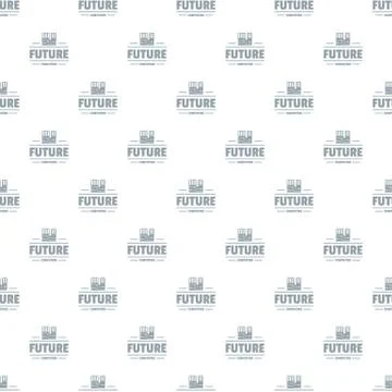 Future computers pattern vector seamless 스톡 일러스트