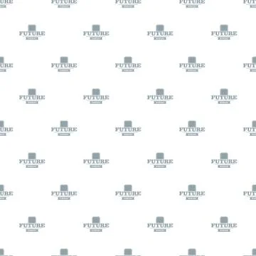 Future cpu pattern vector seamless Stock Illustration