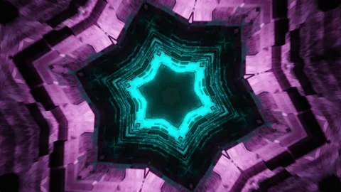 Future Cyberpunk Equalizer, psychadelic Vj Loop Background Stock Footage 187430076