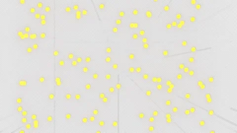 Future Cybersecurity SOC Data Matrix Clean - 16:9, 4K Alpha Stock Footage 332456760