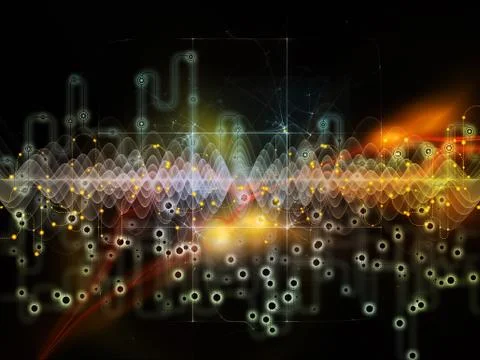 Future of Data Transfers Stock Illustration