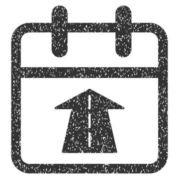 Future Day Grainy Texture Icon Illustrazione stock