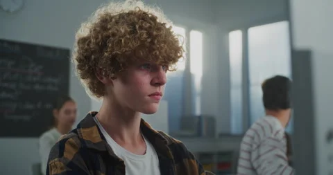 Future Developer Practices Coding and Design, Looking at Camera Stock Footage 318520894