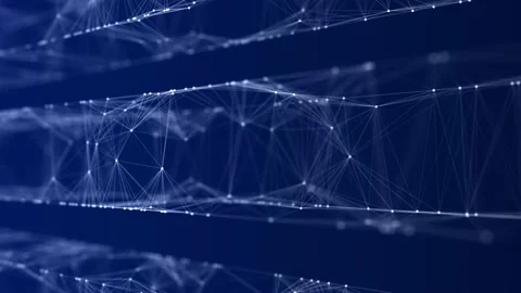 Future digital cyberspace. Sorting and analysis digital data. Stock Footage 162407118