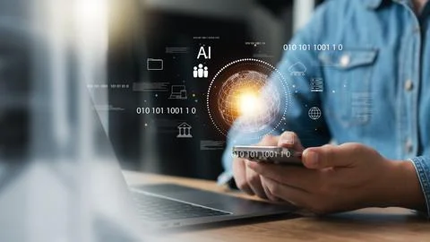 Future Digital Transformation, Data science digital technology, Science Eng.. Foto stock