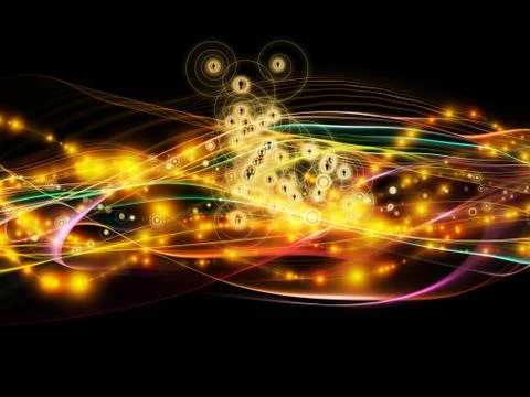 Future of Dynamic Network Illustrazione stock
