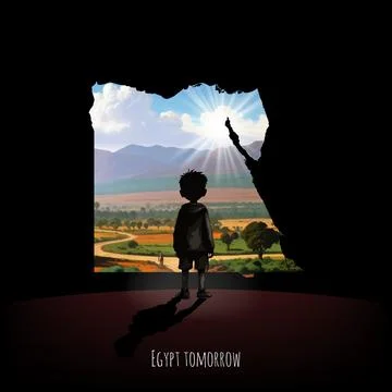 Future of Egypt Stock Illustration
