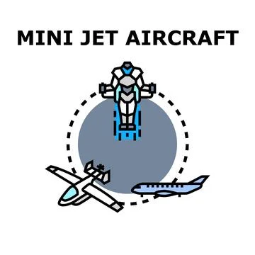 Future flying vehicles and personal jet aircraft development Illustration