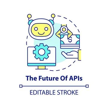 Future of FPIs concept icon Stock Illustration
