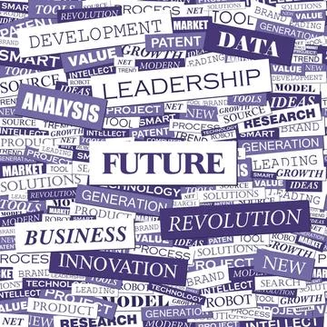 FUTURE FUTURE. Background concept wordcloud illustration. Print concept wo... Stock Photos