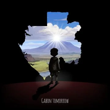Future of Gabon Stock Illustration