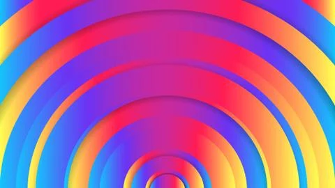 Future geometric circle patterns background イラスト素材