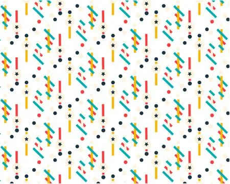 Future geometric pattern. Simple geometric composition of figures. Hipster Stock Illustration