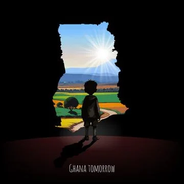 Future of Ghana Stock Illustration