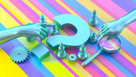 Future hand Stock Illustration