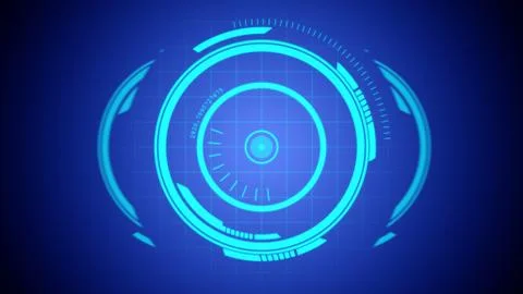 Future hologram elements. Stock Illustration