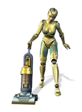 Future of Housework Stock Illustration