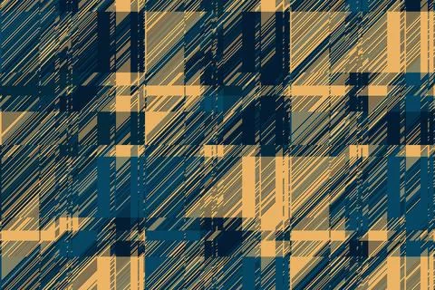 Future-inspired glitch pattern with broken geometry and shifting elements. .. Stock Illustration