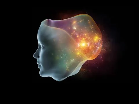 Future of Intellect Stock Illustration