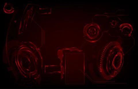 Future Interface. Digital elements イラスト素材