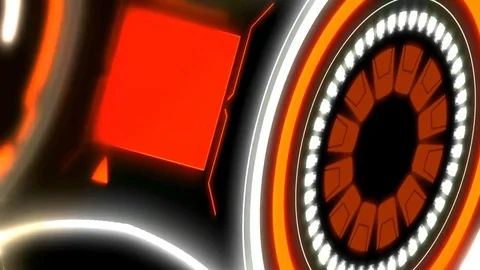 Future interface. Head-up display. Stock Footage 72216066