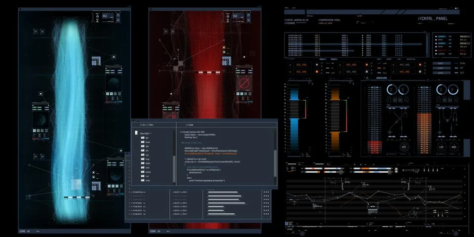 Future Interface イラスト素材