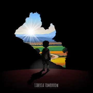 Future of Liberia Stock Illustration